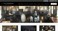 Desktop Screenshot of caledonianhotel.com.au